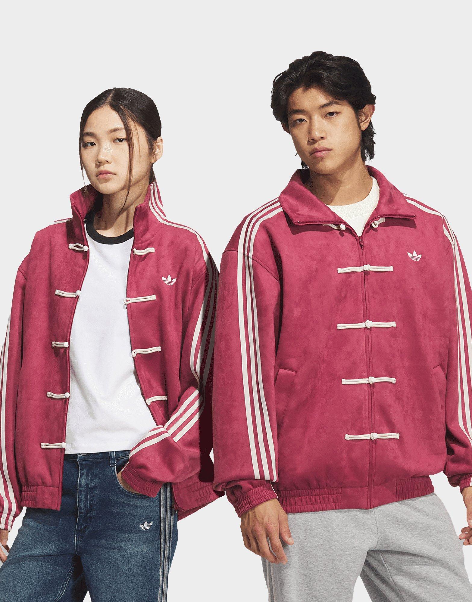 Red adidas New Chinese Style Track Top (Unisex) - JD Sports Malaysia