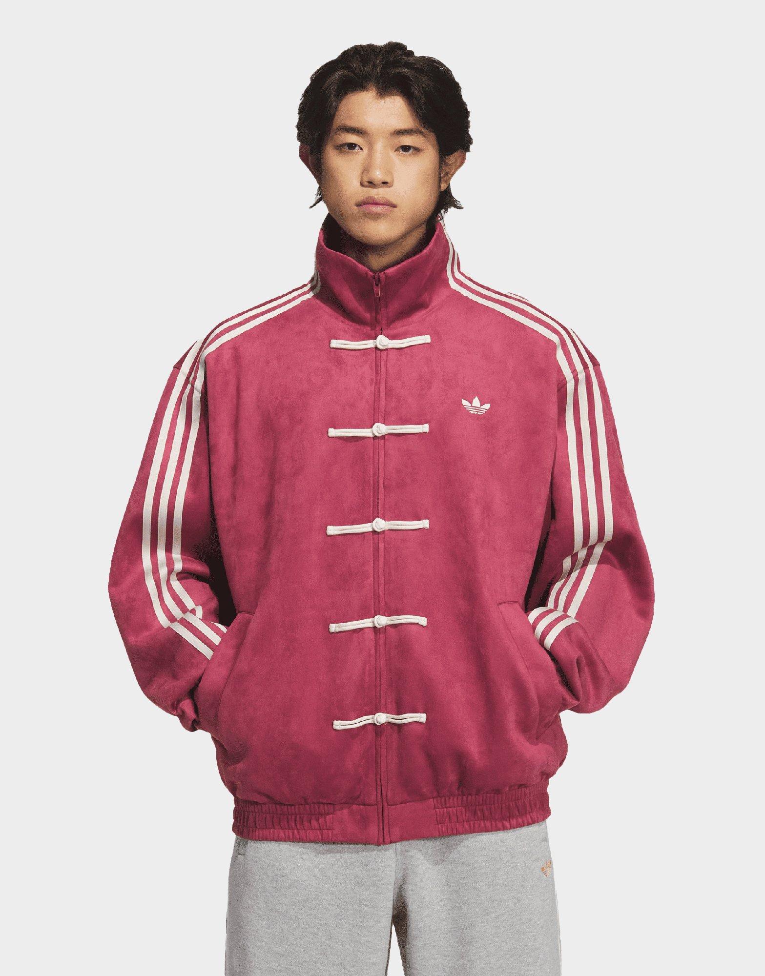 Red adidas New Chinese Style Track Top (Unisex) - JD Sports Malaysia