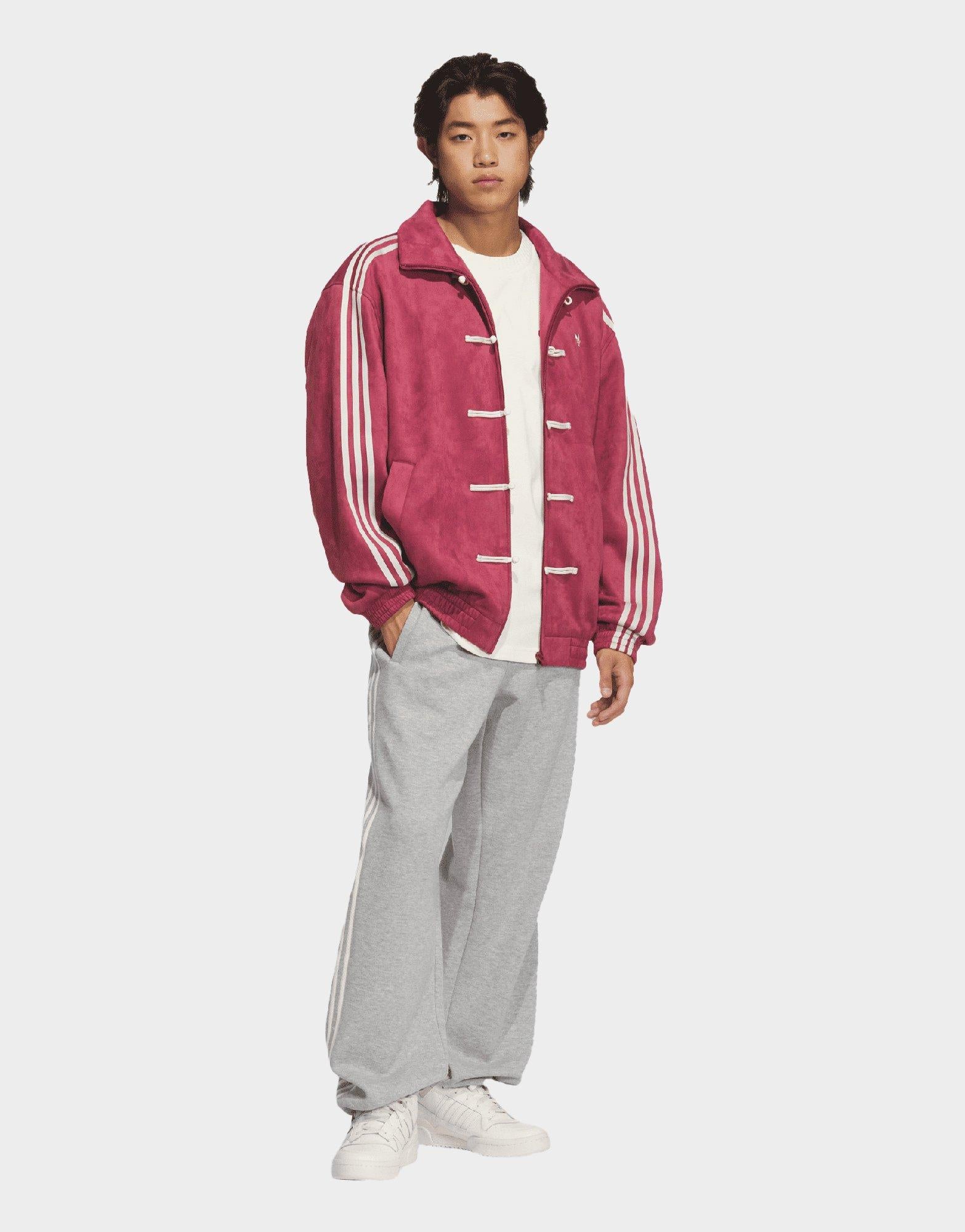 Red adidas New Chinese Style Track Top (Unisex) - JD Sports Malaysia