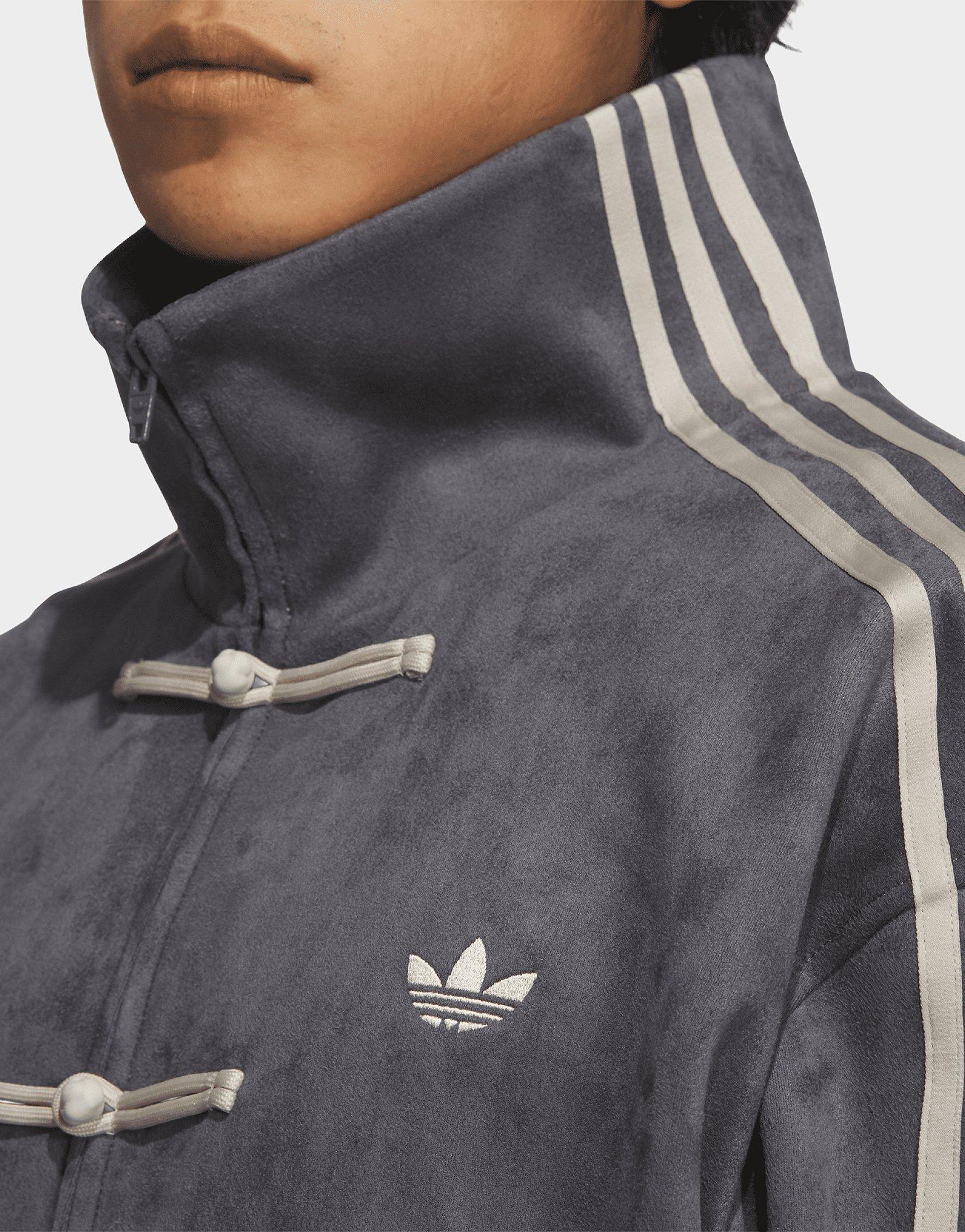 Grey adidas New Chinese Style Track Top (Unisex) - JD Sports Malaysia