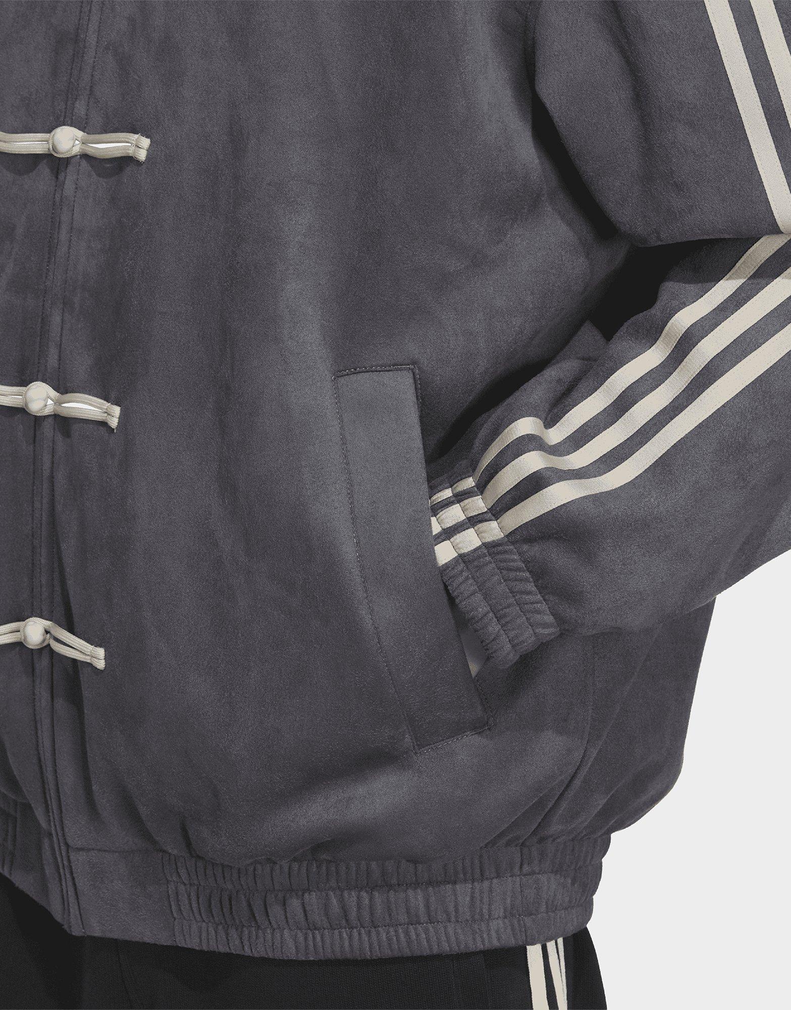 Grey adidas New Chinese Style Track Top (Unisex) - JD Sports Malaysia
