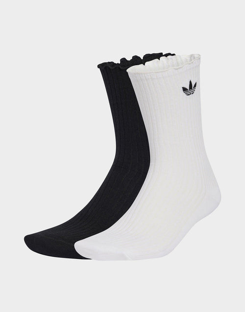 Ruffle Crew Socks 2 Pairs
