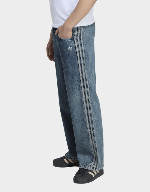 Firebird Loose Denim Track Pants Junior's