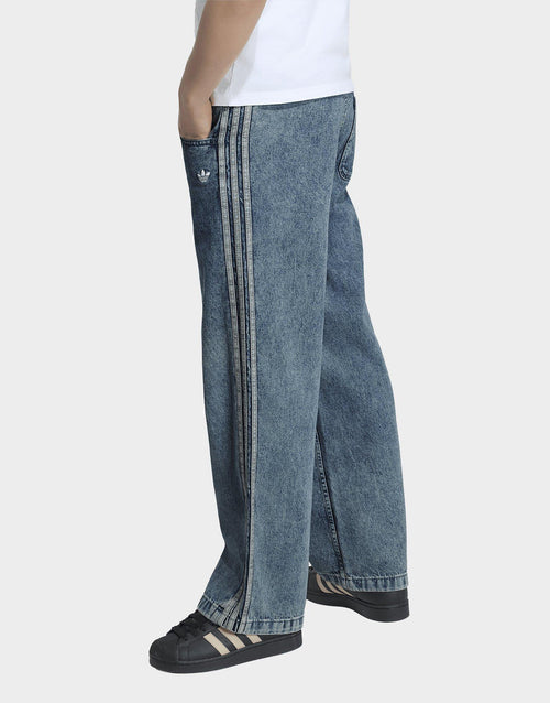 Firebird Loose Denim Track Pants Junior's