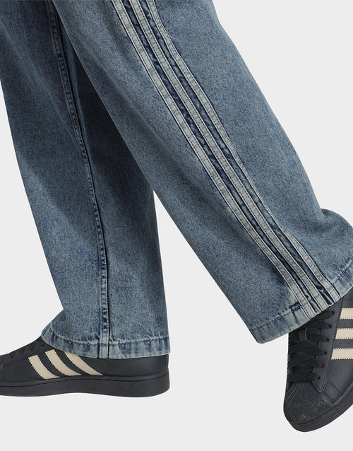Firebird Loose Denim Track Pants Junior's