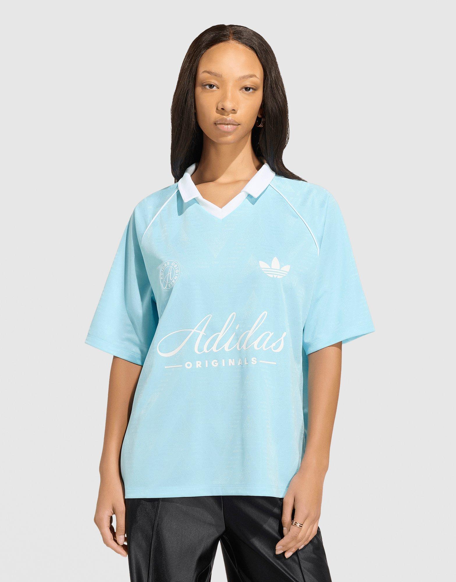 Blue adidas Football Collar T-Shirt - JD Sports Malaysia
