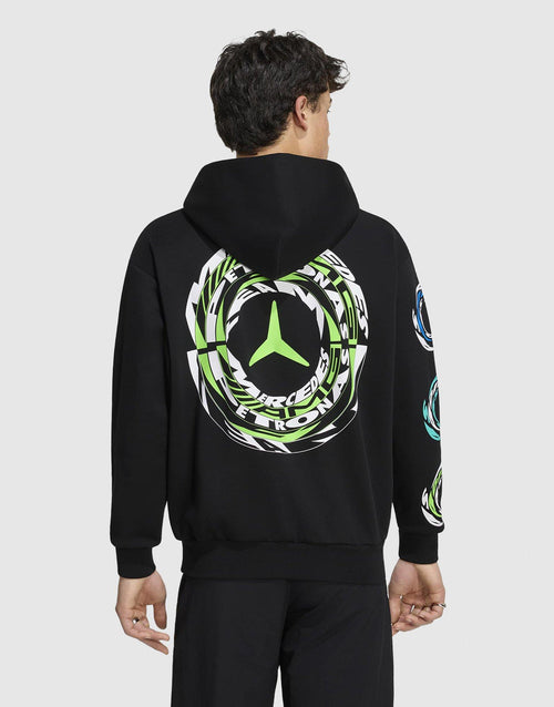 Mercedes - Amg Petronas Formula 1 Team Lights On Hood Sweatshirt
