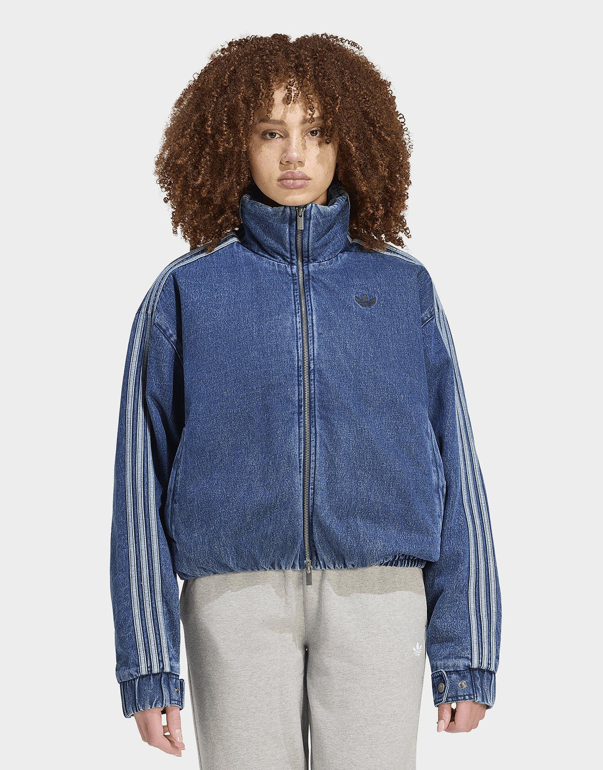 3-Stripes Padded Denim Jacket