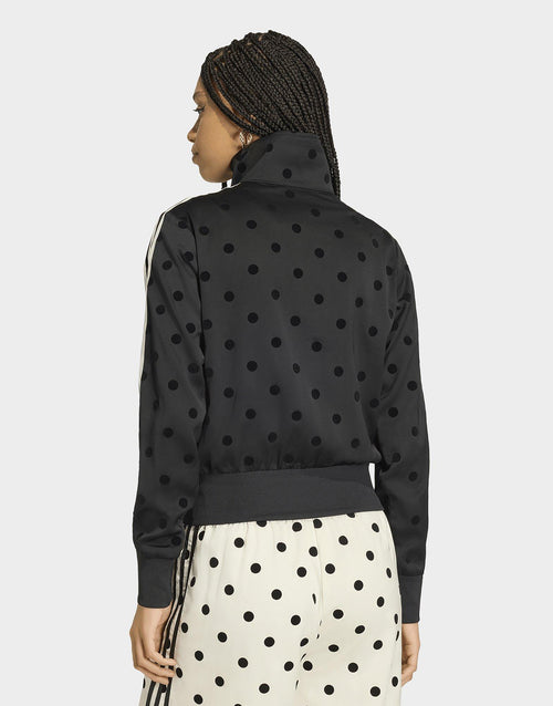 Satin Polka Dots Track Top