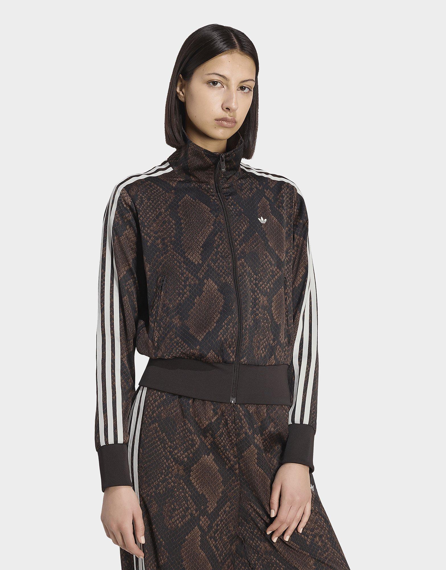 Satin Snake Print Firebird Track Top
