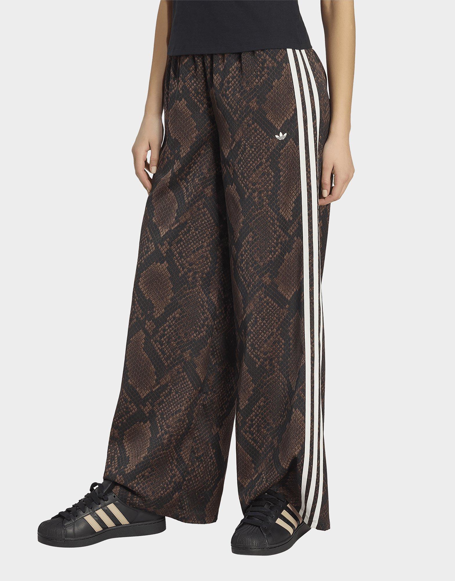 Satin Snake Print Firebird Track Pants
