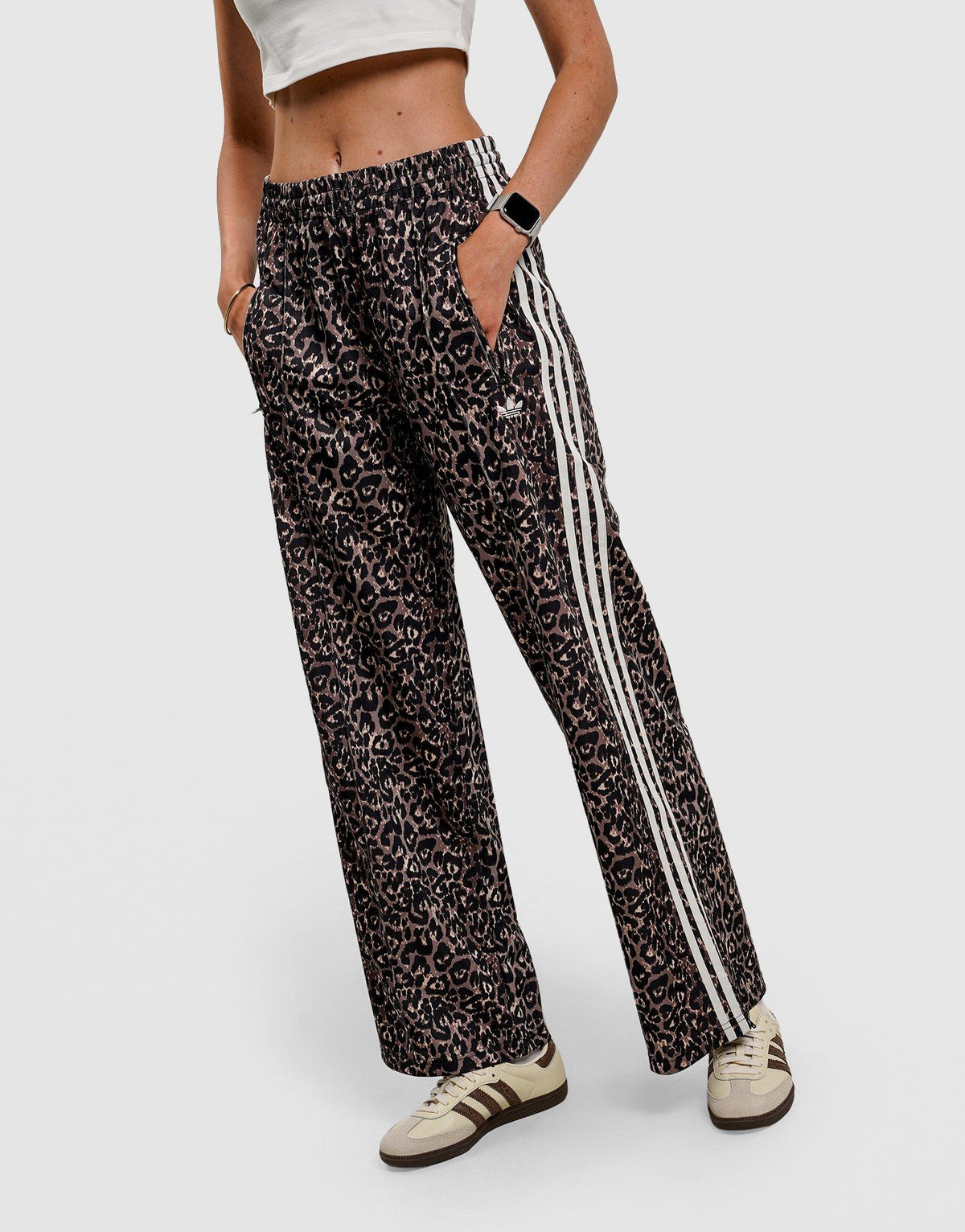 Leopard Print Firebird Track Pants