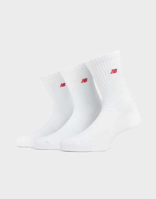 Patch Logo Crew Socks (3 Pack)