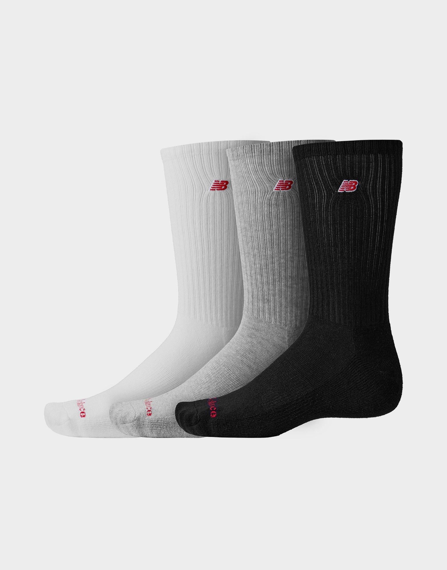 Patch Large Crew Socks 3 Pack