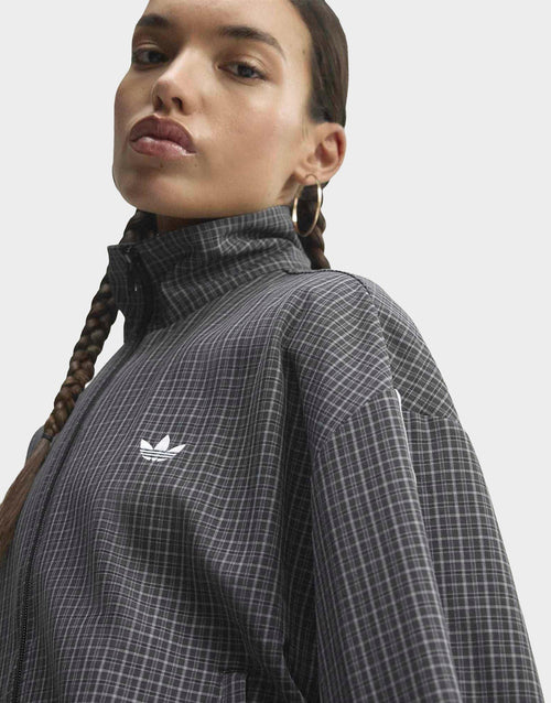 3-Stripes Checks Tartan Track Top