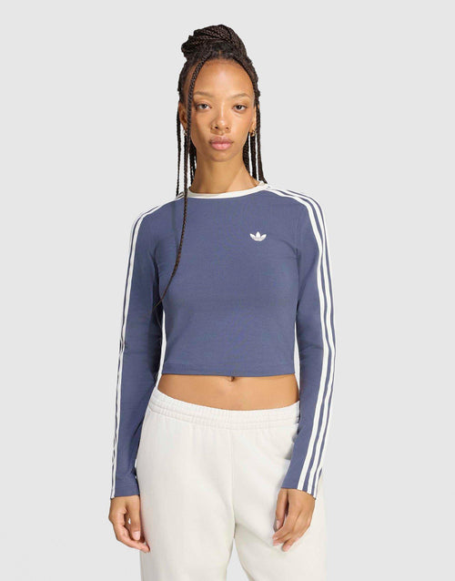 Cropped Long Sleeve Top