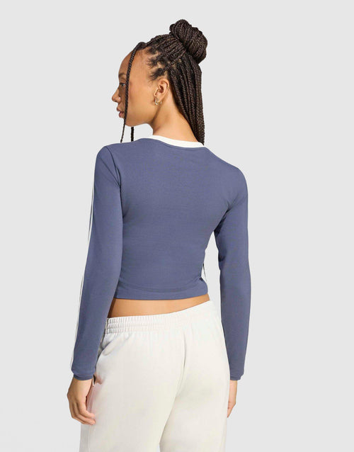 Cropped Long Sleeve Top