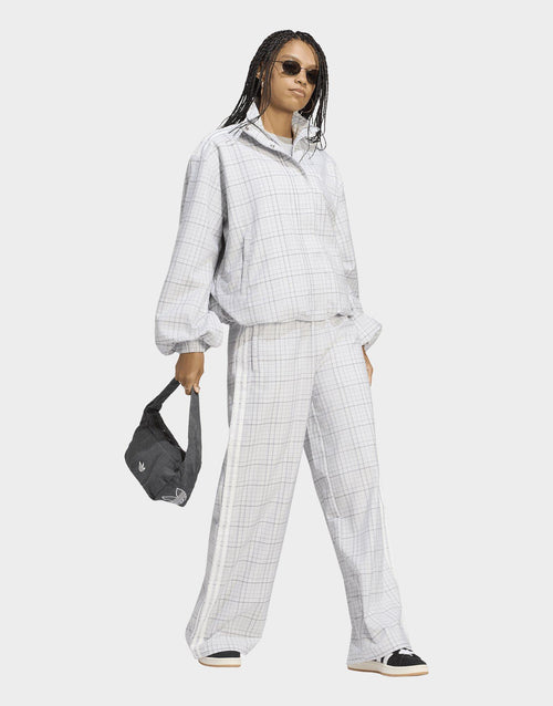 3-Stripes Check Tailored Track Pants