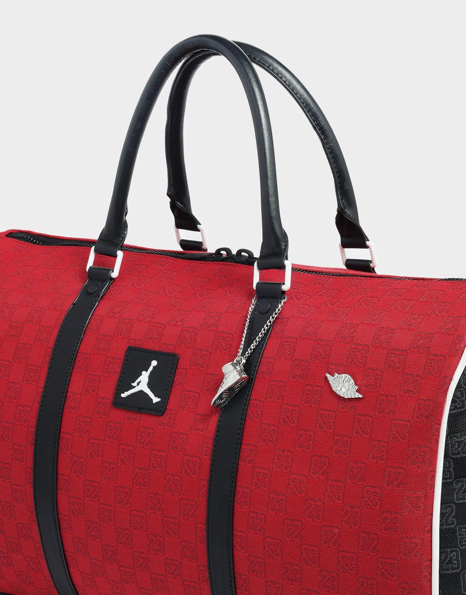 Red Jordan Jam Monogram Duffle Bag - JD Sports Malaysia