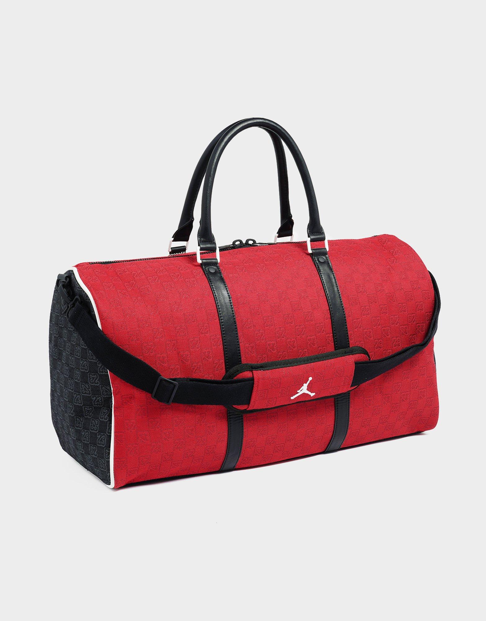 Red Jordan Jam Monogram Duffle Bag - JD Sports Malaysia