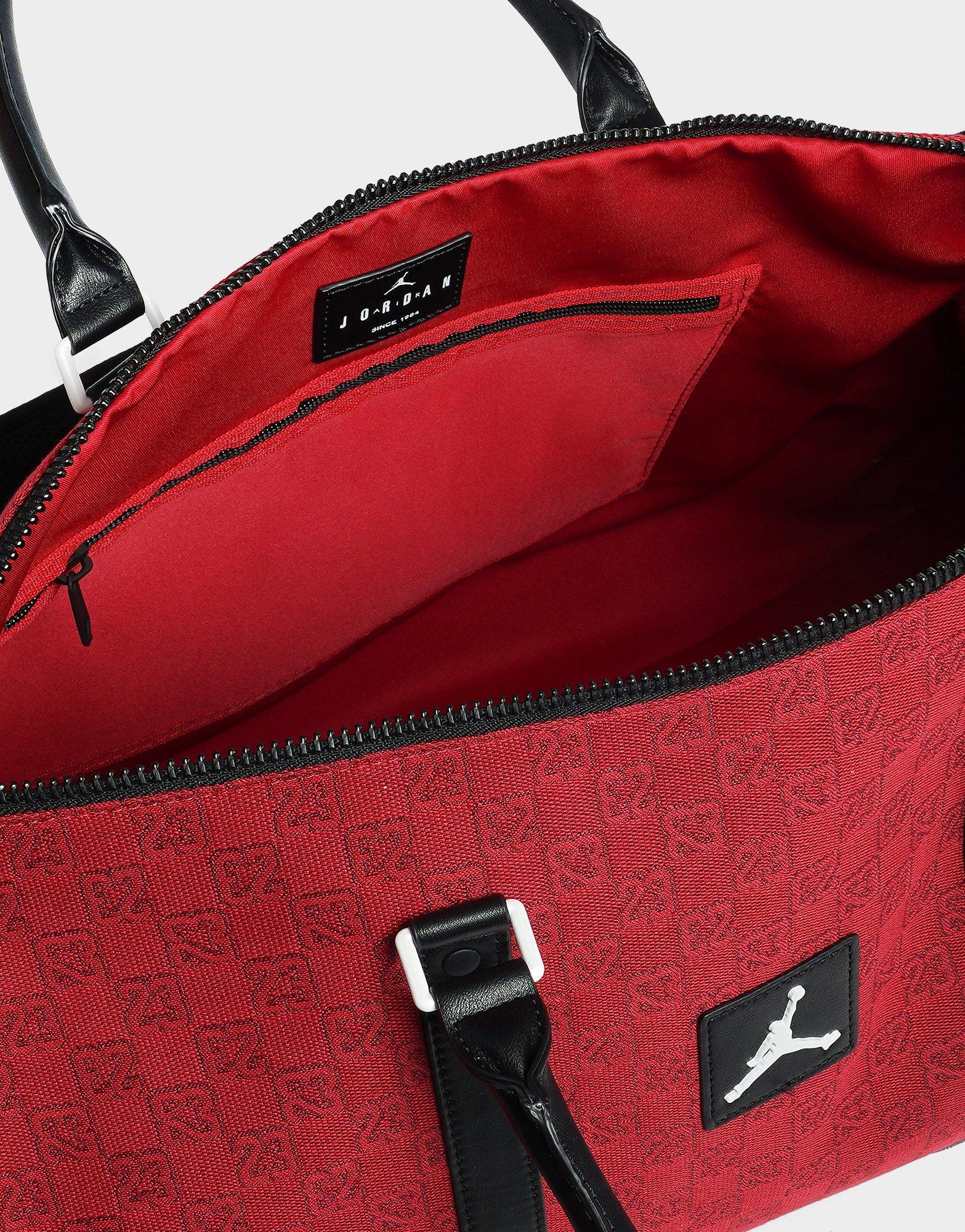 Red Jordan Jam Monogram Duffle Bag - JD Sports Malaysia
