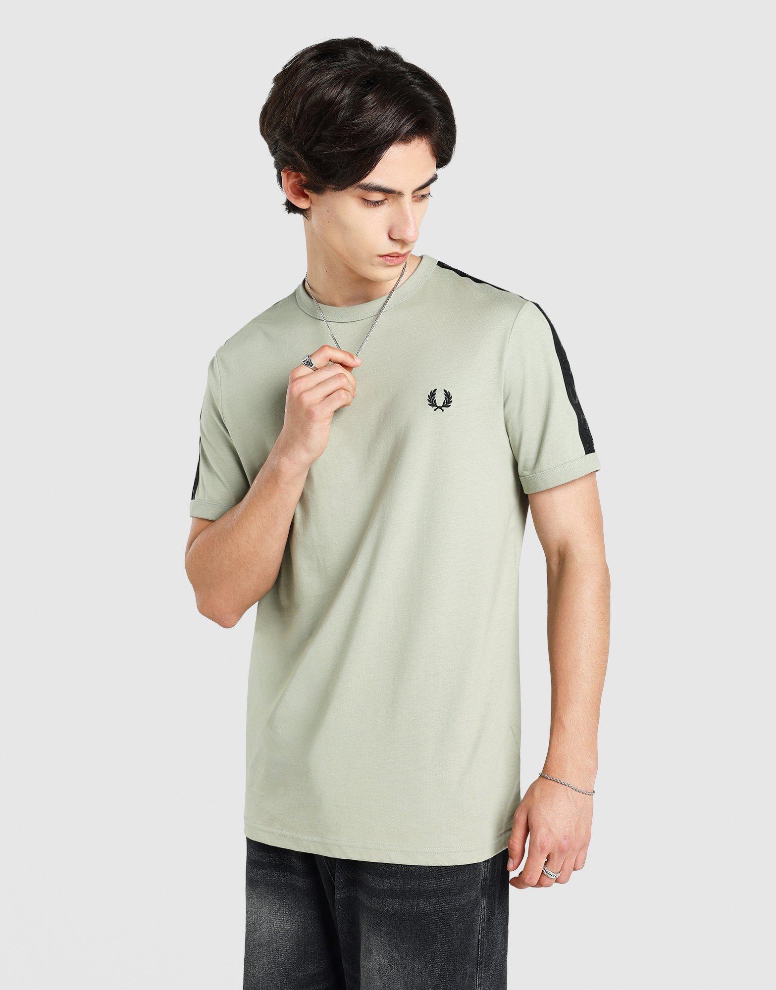 Contrasting Tape Ringer T-Shirt