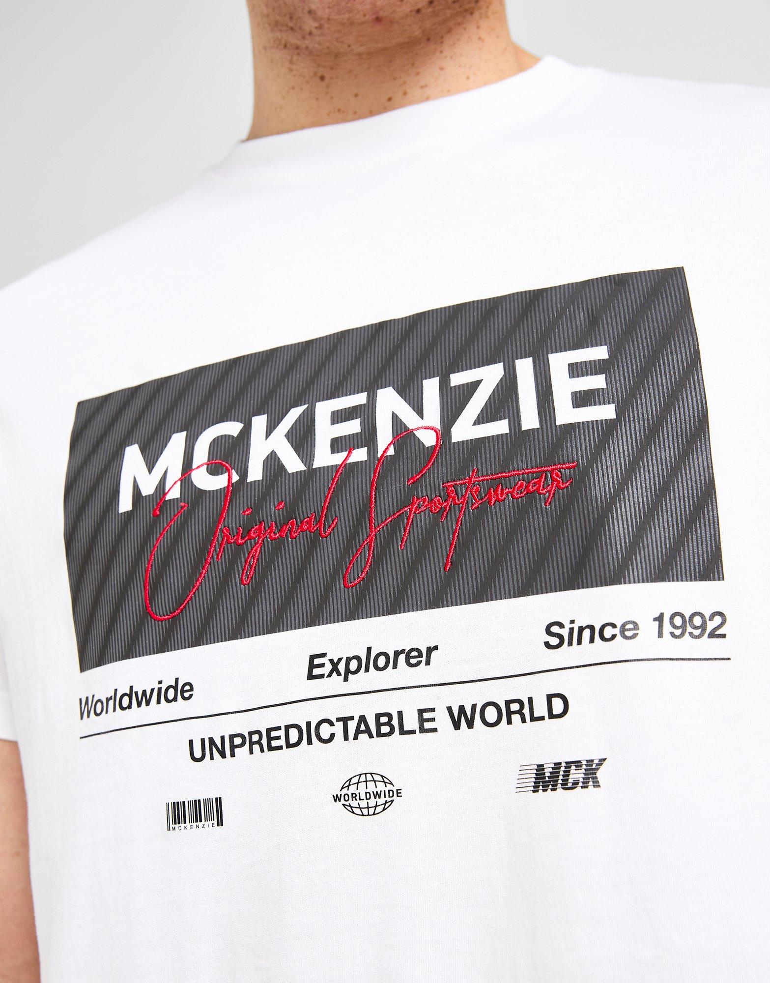 White Mckenzie Elevated T-Shirt - JD Sports Malaysia