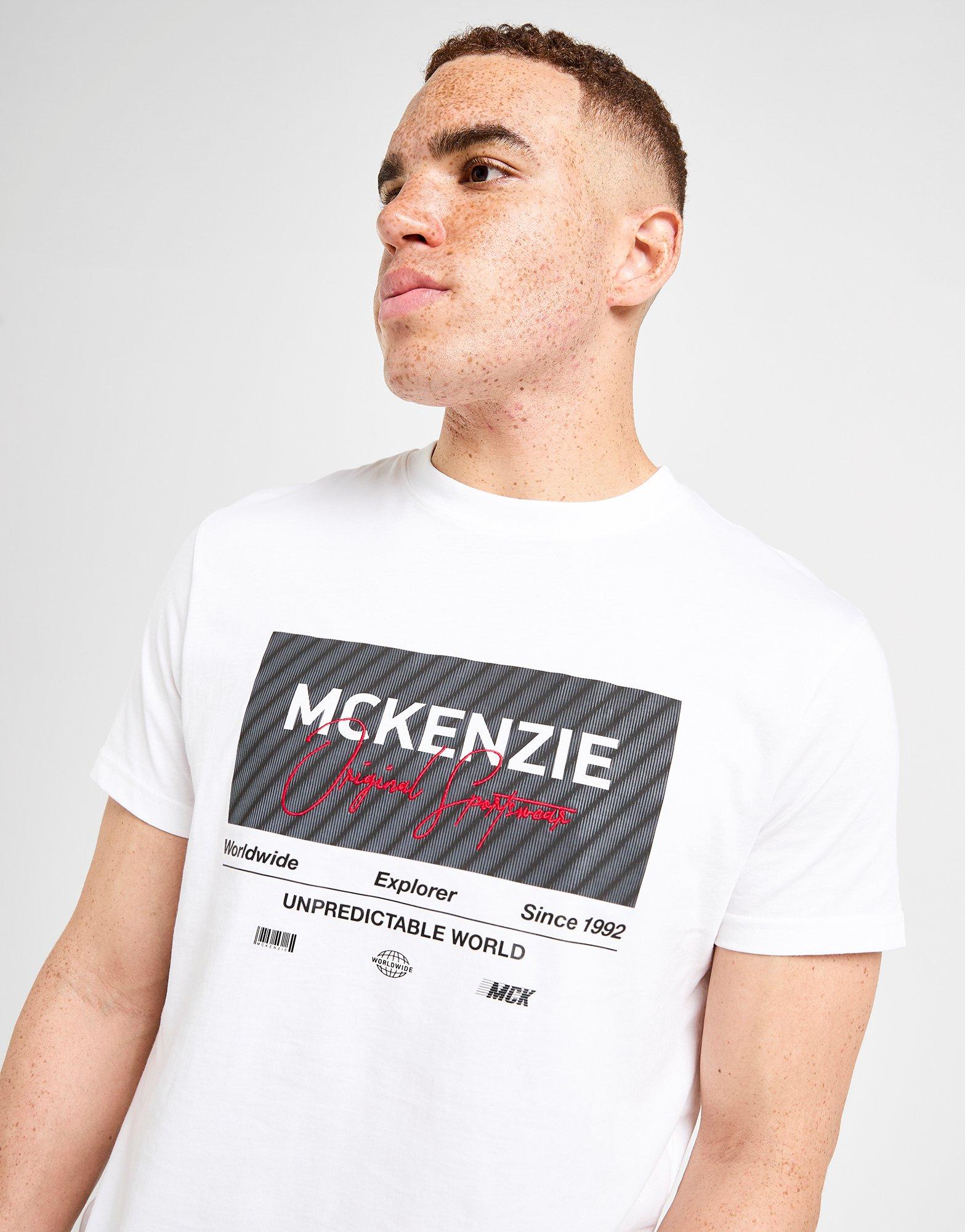 White Mckenzie Elevated T-Shirt - JD Sports Malaysia