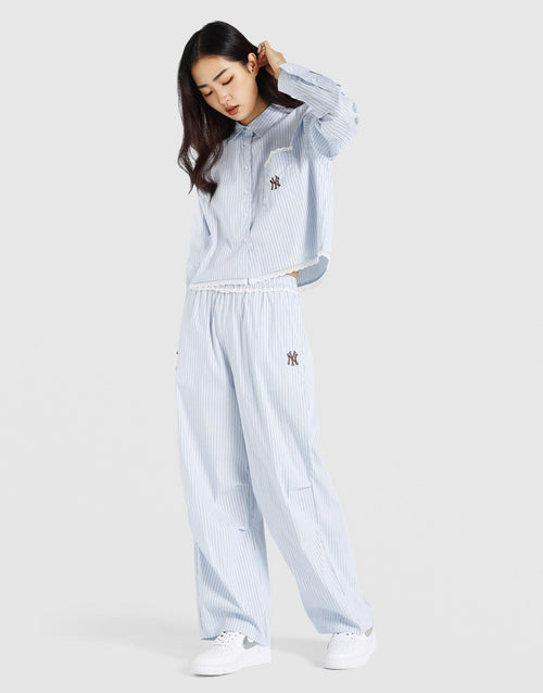 Lace Stripe Parachute Pants