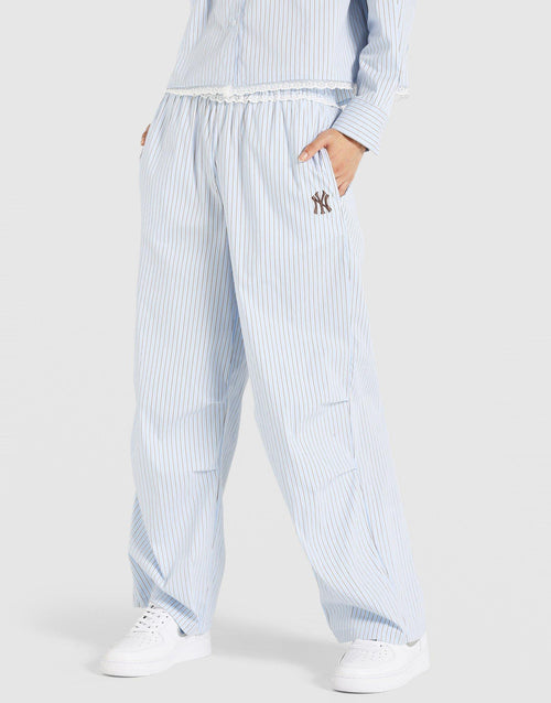 Lace Stripe Parachute Pants