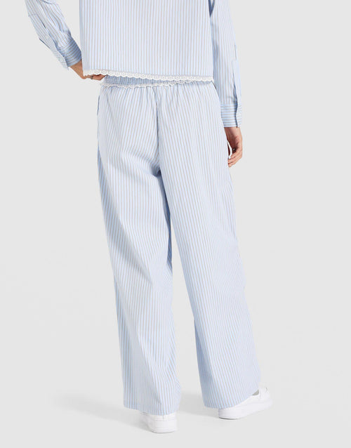 Lace Stripe Parachute Pants