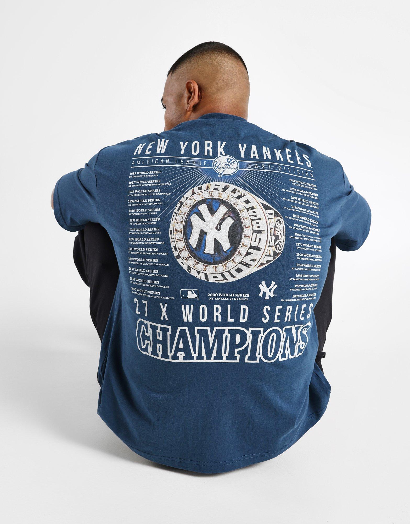 Blue Majestic NY Yankees T-Shirt JD Sports Malaysia
