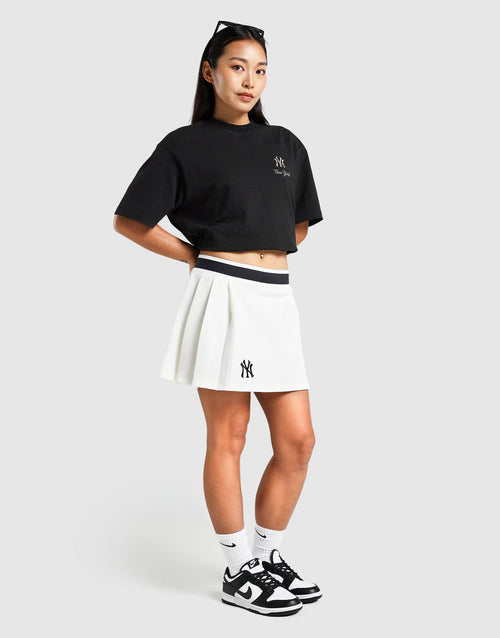 Side-Pleated NY Yankees Skirt