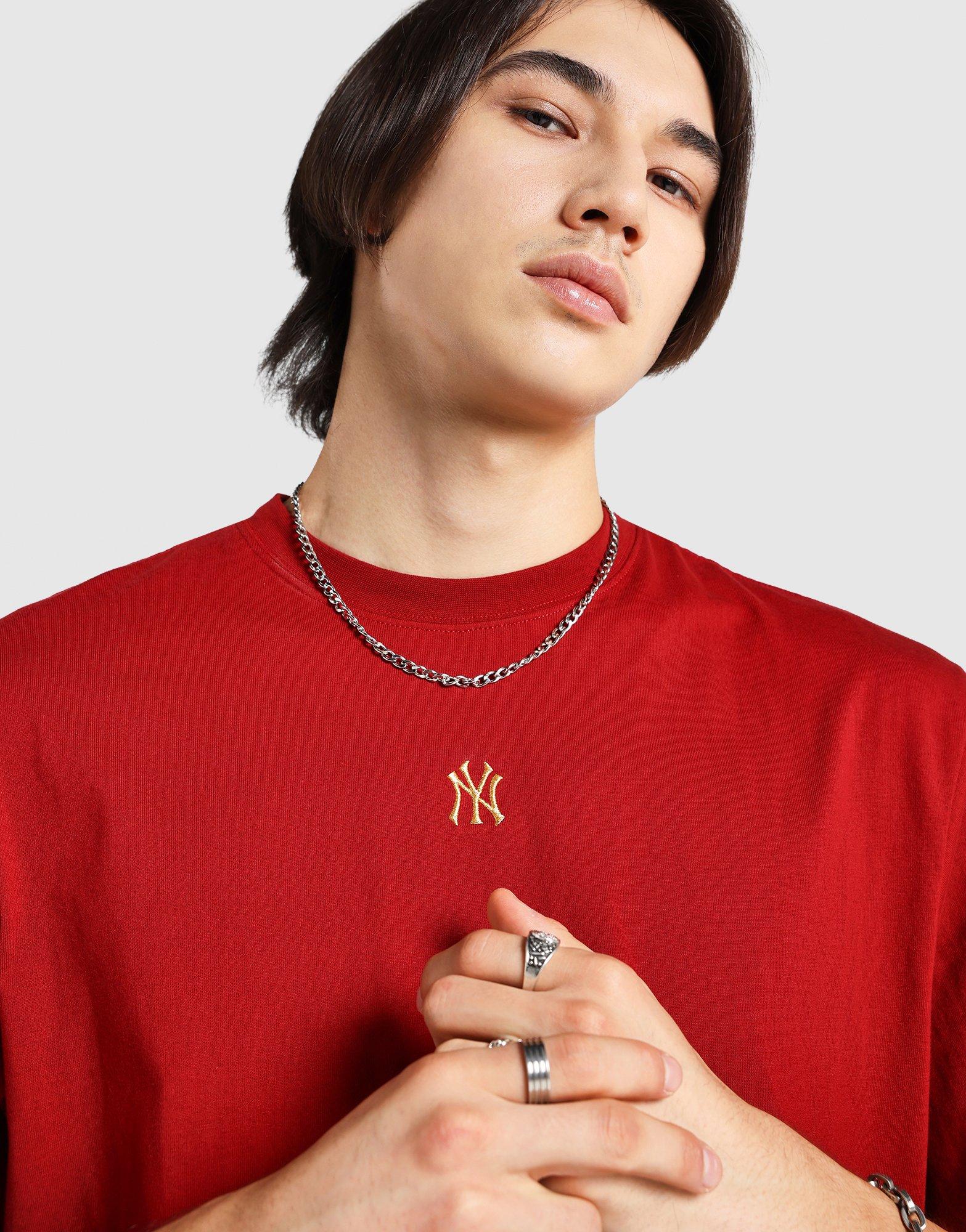 Metallic Embroidered T‑Shirt