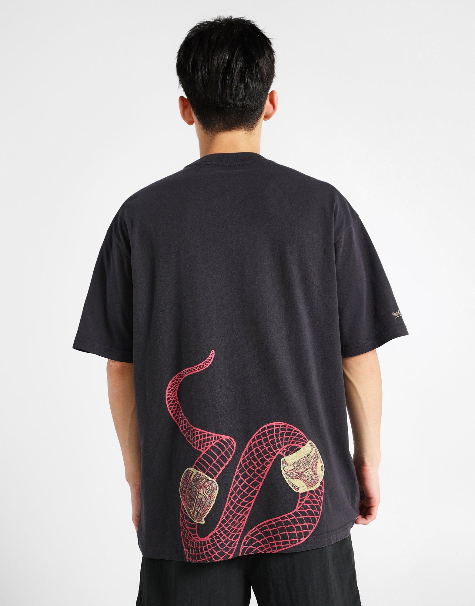 Black Mitchell & Ness CNY Snake T-Shirt - JD Sports Malaysia