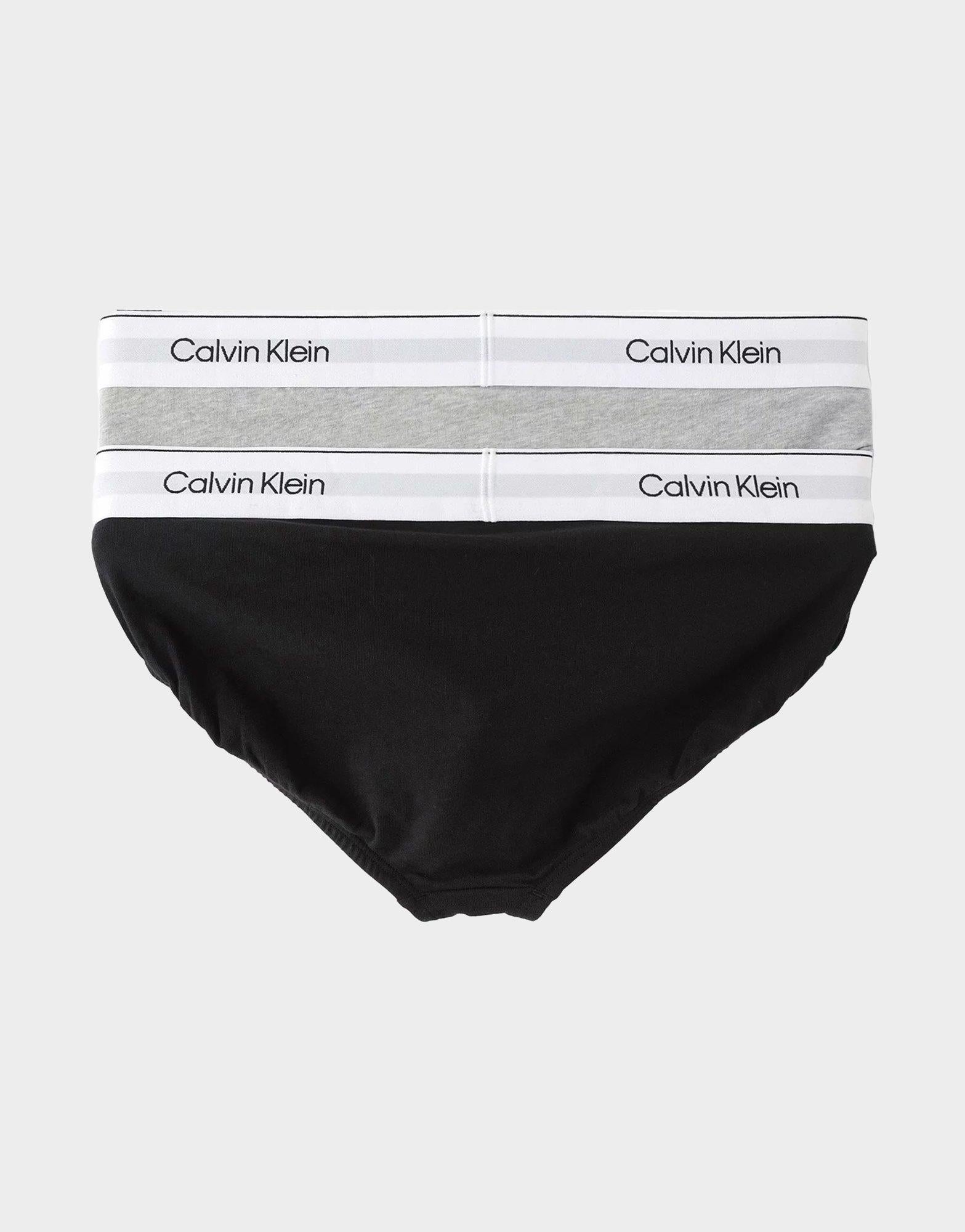 Multi Calvin Klein Modern Cotton Hip Brief Pack JD Sports