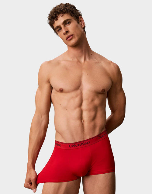 Microfibre Stretch Low Rise Trunks 3 Pack