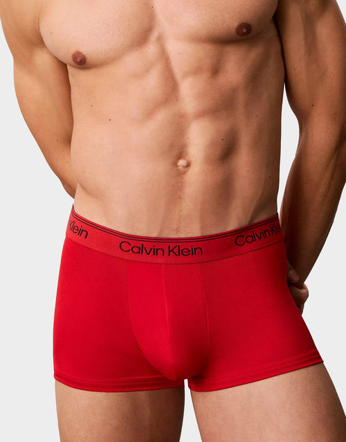 Microfibre Stretch Low Rise Trunks 3 Pack