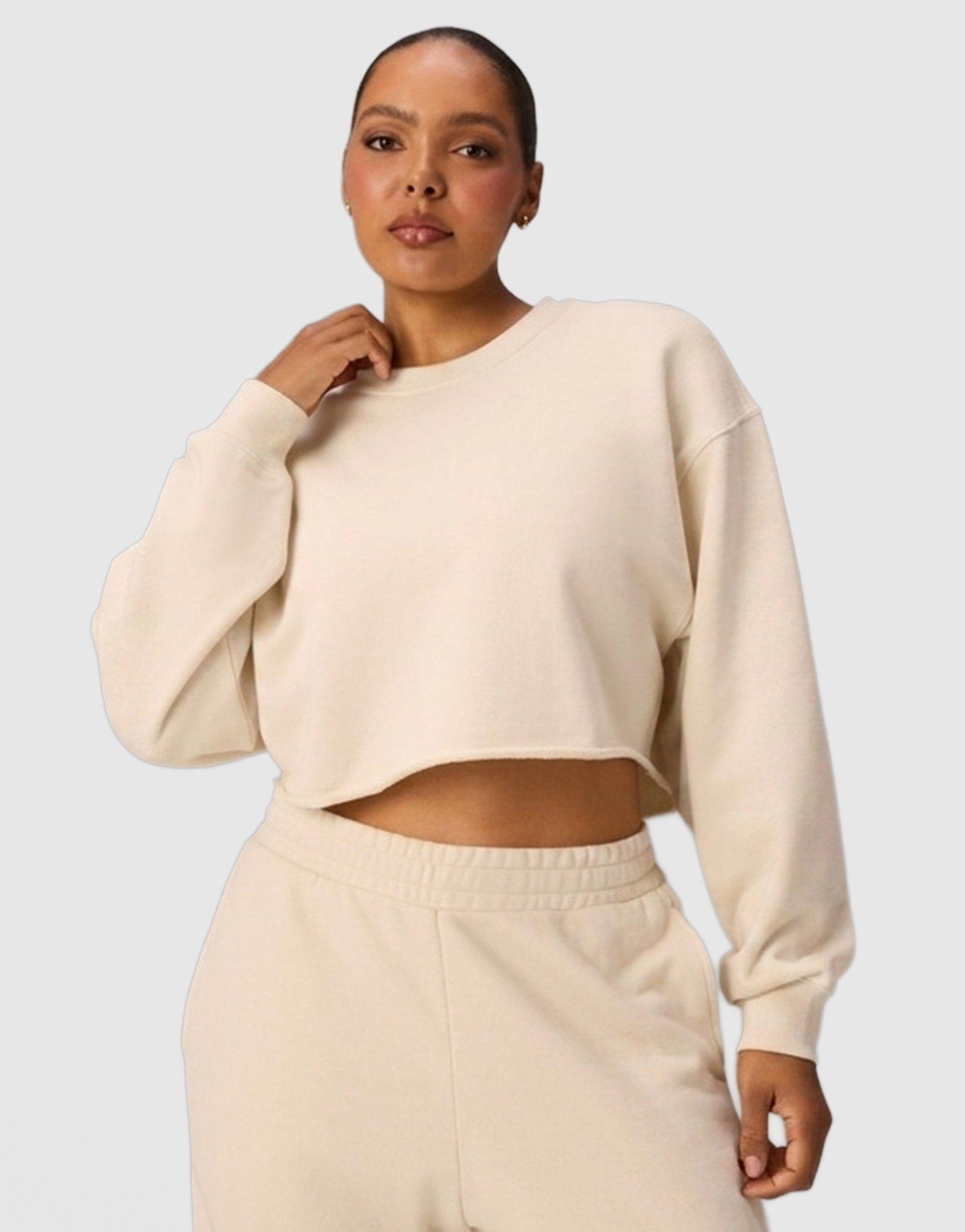 Heavy Terry Cropped Pullover