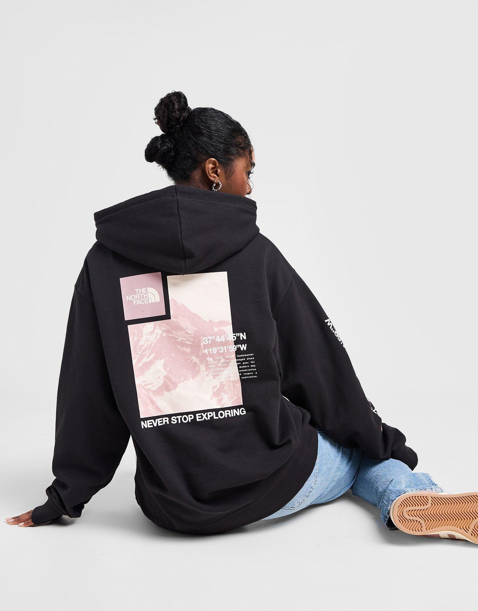 Black The North Face Mountain Box Graphic Hoodie - JD Sports Malaysia