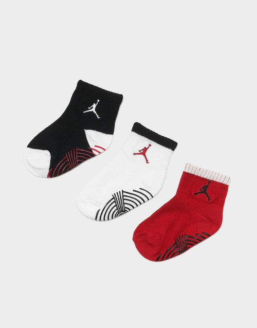 Jumpman Gripper Socks 3 Pack Infant's