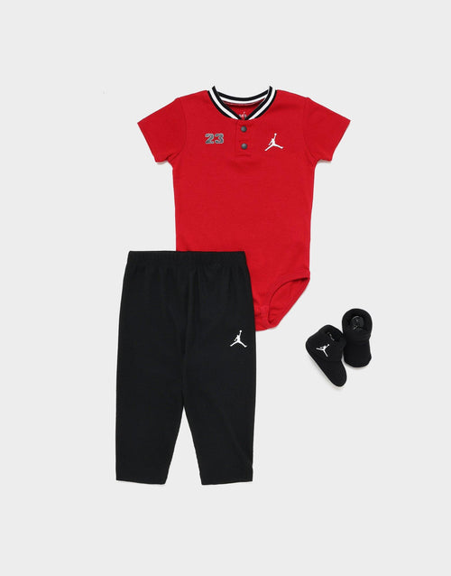 John Jersey Henley 3-Piece Set Infant's