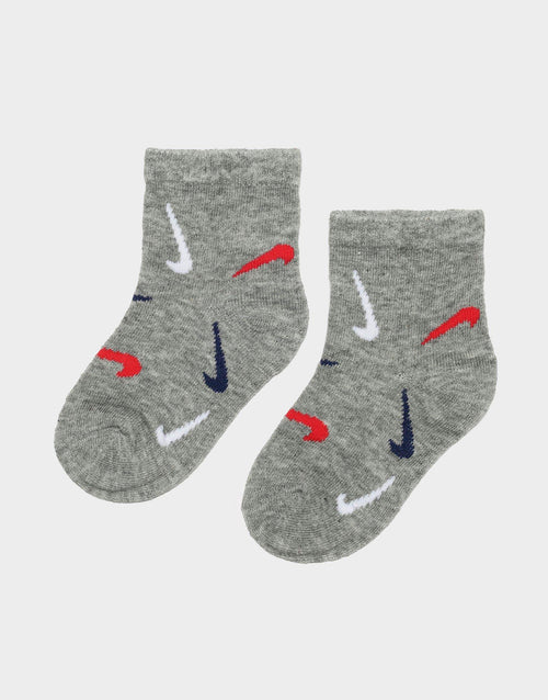 Swooshfetti Socks 6-Pack Infant's