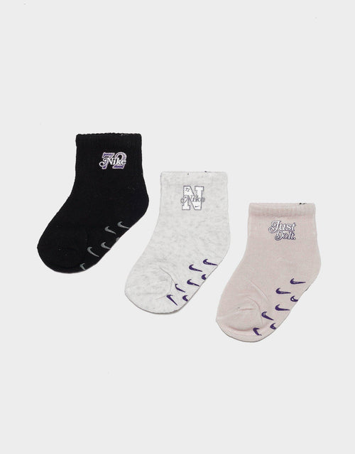 Varsity Gripper Socks 3 Pack Infant's
