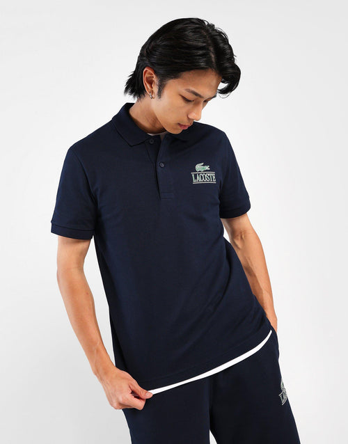 Signature Print Piqué Polo Shirt