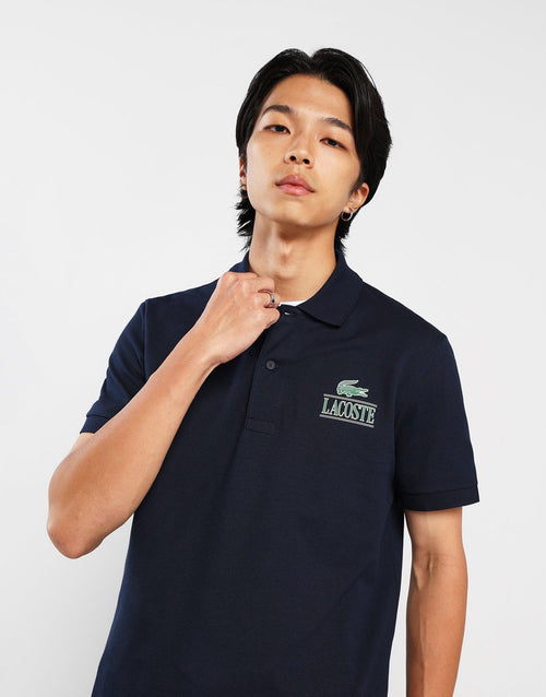 Signature Print Piqué Polo Shirt