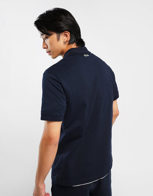 Signature Print Piqué Polo Shirt
