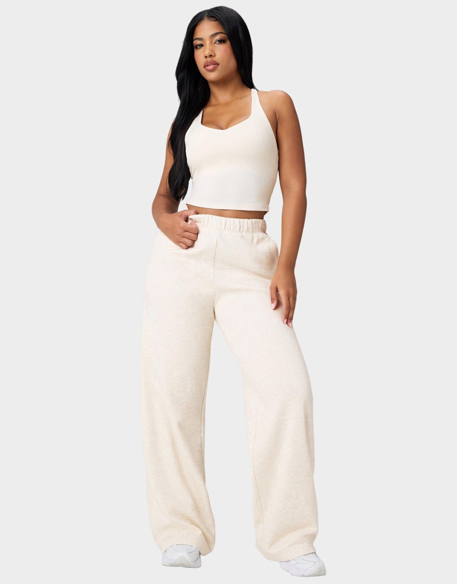 Cozy Fleece Wide Leg Sweatpant