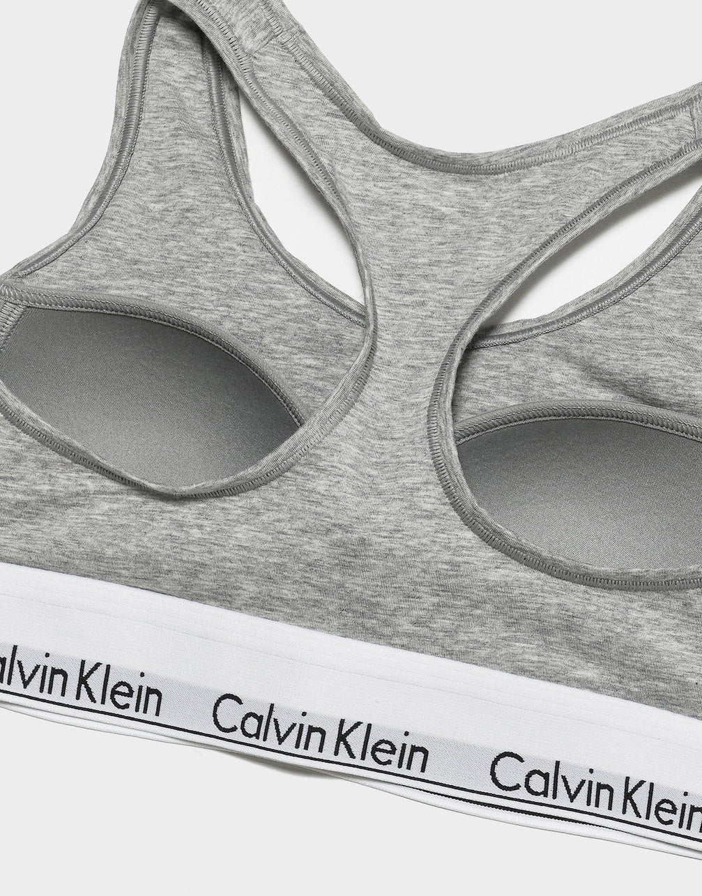 Grey Calvin Klein Modern Cotton Lightly‑Lined Bralette - JD Sports Malaysia