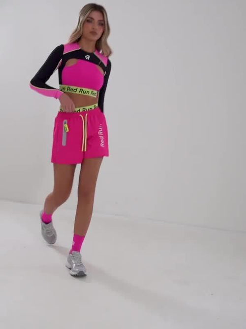 Twin Flame Woven Sport Shorts